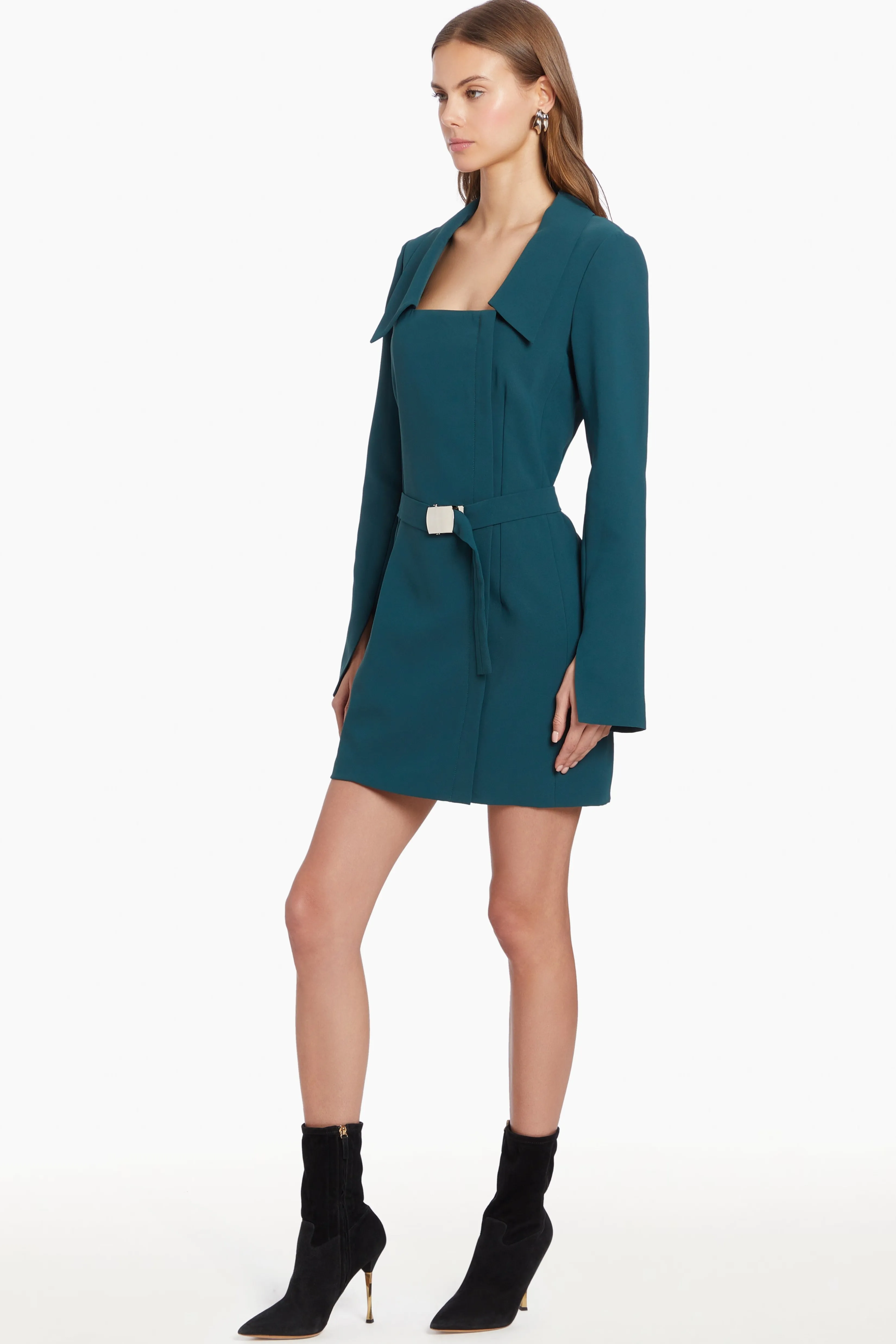 Clearance Amanda Uprichard Larenta Dress Conifer