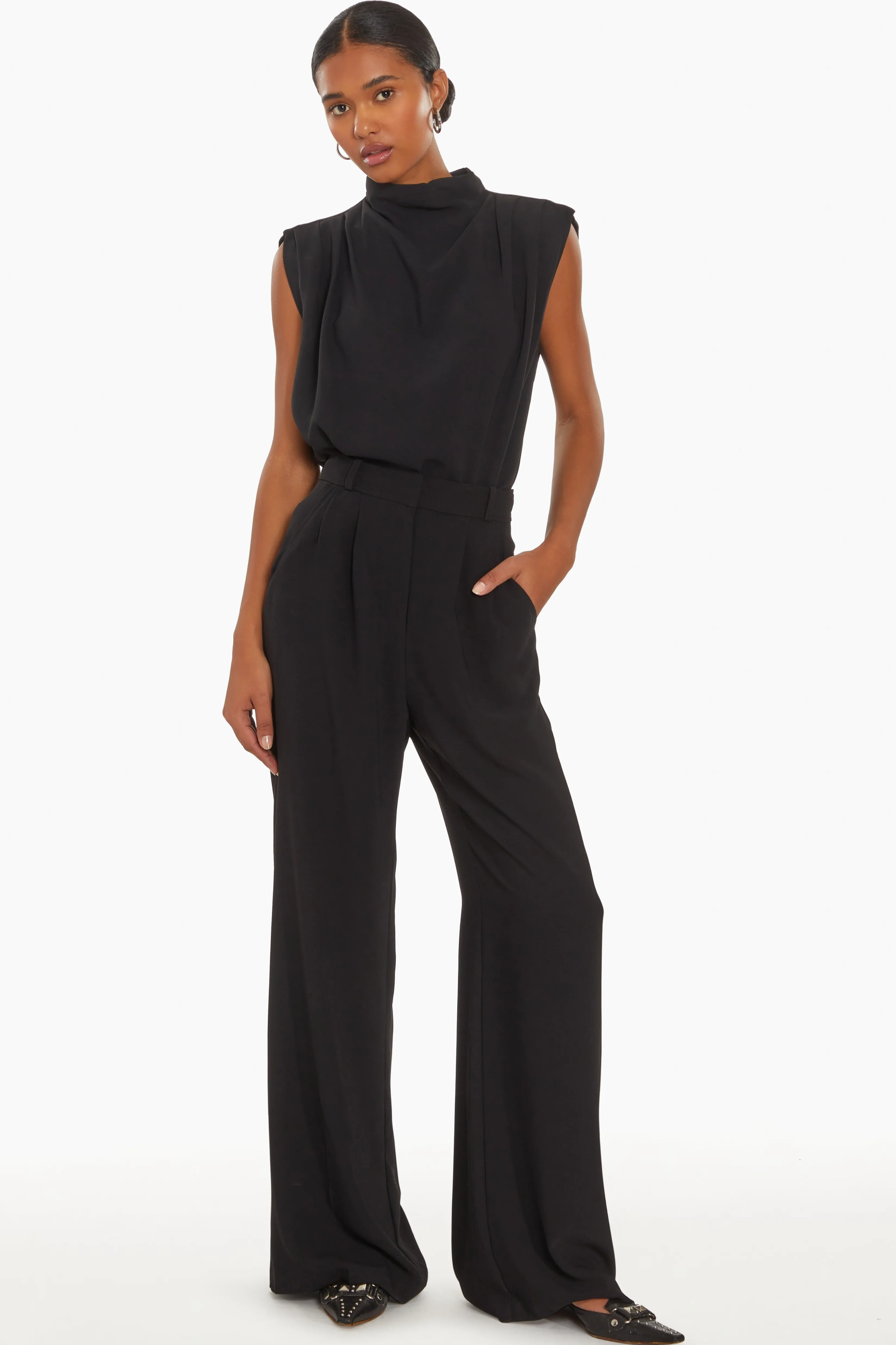 Online Amanda Uprichard Sleeveless Fabienne Top Black